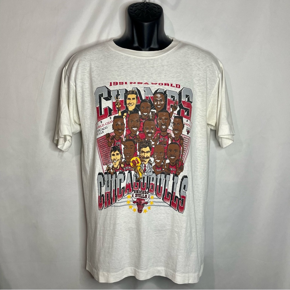 Vintage NBA Chicago Bulls Caricature T Shirt